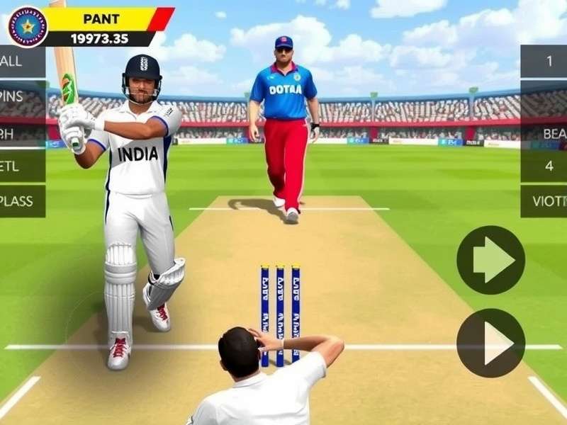 Indian Cricket Legends X Batting Interface