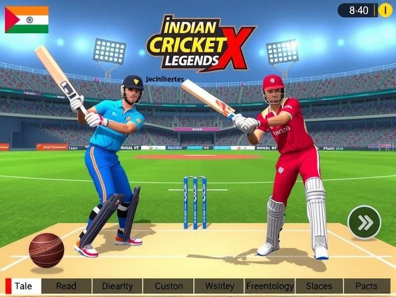 Indian Cricket Legends X Bowling Interface